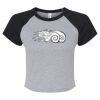 Women's Micro Rib Raglan Baby Tee Thumbnail