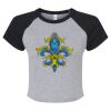 Women's Micro Rib Raglan Baby Tee Thumbnail