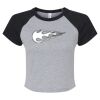 Women's Micro Rib Raglan Baby Tee Thumbnail