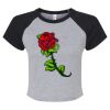 Women's Micro Rib Raglan Baby Tee Thumbnail