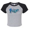 Women's Micro Rib Raglan Baby Tee Thumbnail