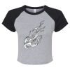 Women's Micro Rib Raglan Baby Tee Thumbnail