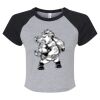 Women's Micro Rib Raglan Baby Tee Thumbnail