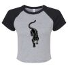 Women's Micro Rib Raglan Baby Tee Thumbnail