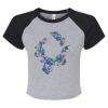 Women's Micro Rib Raglan Baby Tee Thumbnail