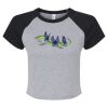 Women's Micro Rib Raglan Baby Tee Thumbnail