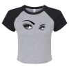 Women's Micro Rib Raglan Baby Tee Thumbnail