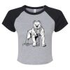 Women's Micro Rib Raglan Baby Tee Thumbnail