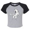 Women's Micro Rib Raglan Baby Tee Thumbnail