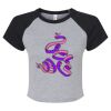 Women's Micro Rib Raglan Baby Tee Thumbnail