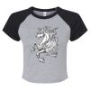 Women's Micro Rib Raglan Baby Tee Thumbnail