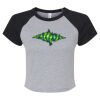 Women's Micro Rib Raglan Baby Tee Thumbnail