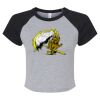 Women's Micro Rib Raglan Baby Tee Thumbnail