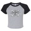 Women's Micro Rib Raglan Baby Tee Thumbnail