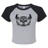 Women's Micro Rib Raglan Baby Tee Thumbnail