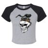 Women's Micro Rib Raglan Baby Tee Thumbnail