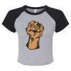 Women's Micro Rib Raglan Baby Tee Thumbnail