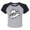 Women's Micro Rib Raglan Baby Tee Thumbnail