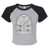 Women's Micro Rib Raglan Baby Tee Thumbnail