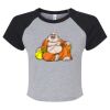 Women's Micro Rib Raglan Baby Tee Thumbnail