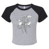 Women's Micro Rib Raglan Baby Tee Thumbnail