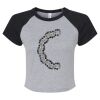 Women's Micro Rib Raglan Baby Tee Thumbnail