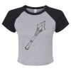 Women's Micro Rib Raglan Baby Tee Thumbnail