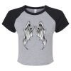 Women's Micro Rib Raglan Baby Tee Thumbnail