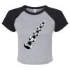 Women's Micro Rib Raglan Baby Tee Thumbnail