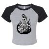 Women's Micro Rib Raglan Baby Tee Thumbnail