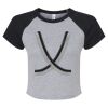 Women's Micro Rib Raglan Baby Tee Thumbnail