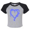 Women's Micro Rib Raglan Baby Tee Thumbnail