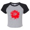 Women's Micro Rib Raglan Baby Tee Thumbnail