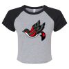 Women's Micro Rib Raglan Baby Tee Thumbnail