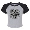 Women's Micro Rib Raglan Baby Tee Thumbnail