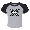 Women's Micro Rib Raglan Baby Tee Thumbnail