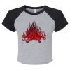 Women's Micro Rib Raglan Baby Tee Thumbnail
