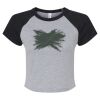 Women's Micro Rib Raglan Baby Tee Thumbnail
