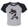 Women's Micro Rib Raglan Baby Tee Thumbnail