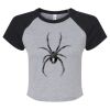 Women's Micro Rib Raglan Baby Tee Thumbnail