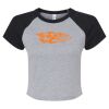 Women's Micro Rib Raglan Baby Tee Thumbnail