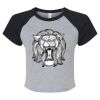 Women's Micro Rib Raglan Baby Tee Thumbnail