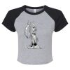 Women's Micro Rib Raglan Baby Tee Thumbnail