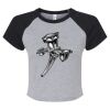 Women's Micro Rib Raglan Baby Tee Thumbnail