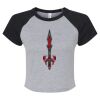 Women's Micro Rib Raglan Baby Tee Thumbnail