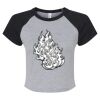 Women's Micro Rib Raglan Baby Tee Thumbnail