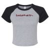 Women's Micro Rib Raglan Baby Tee Thumbnail