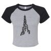Women's Micro Rib Raglan Baby Tee Thumbnail