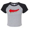 Women's Micro Rib Raglan Baby Tee Thumbnail