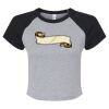 Women's Micro Rib Raglan Baby Tee Thumbnail
